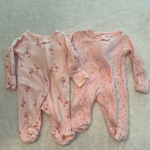 Carters, NB sleeper, pink
